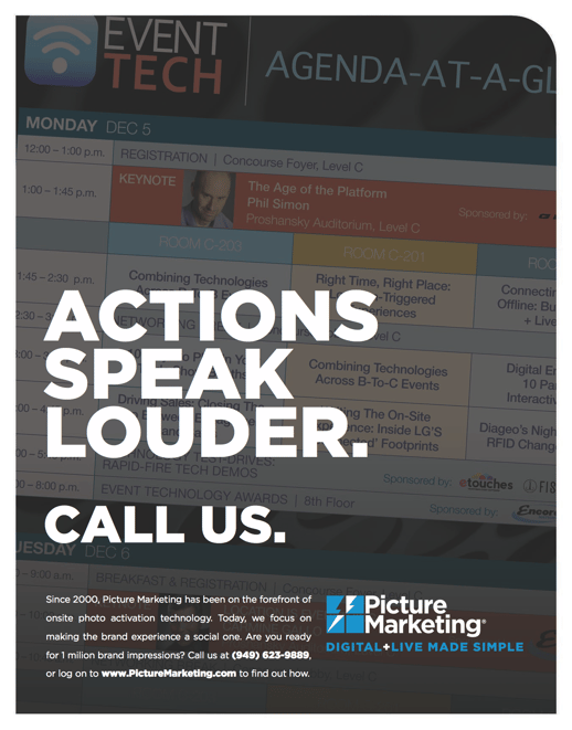 Event Tech Handout - Actions Speak Louder