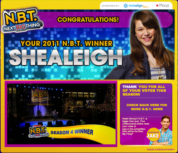 Shealeigh wins!