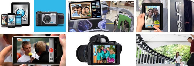 A variety of event photo capture methods, all increase consumer engagement