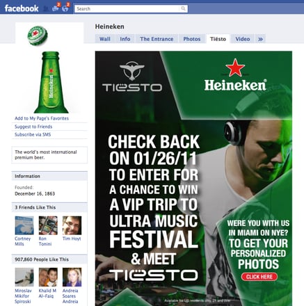 Heineken Facebook Page Like Gate