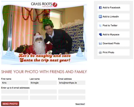 Photo Activation Holiday Party