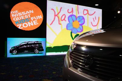 Kayla's Nissan Quest Fun Zone Drawing
