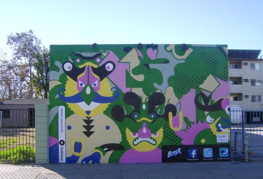 Lipton Brisk Interactive Mural