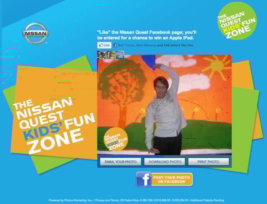 Nissan Quest Kids' Fun Zone Microsite for LA Auto Show