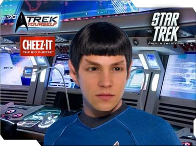 The Cheez-It Trek Yourself Photo-to-Speech Animation game