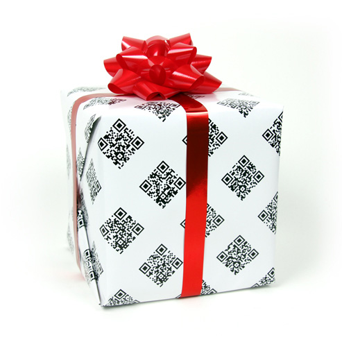 QR Code Wrapping Paper