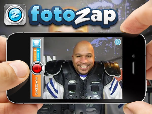 Capture videos or photos with the Fotozap app or Camera