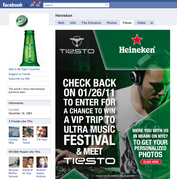 Happy New Year with Heineken