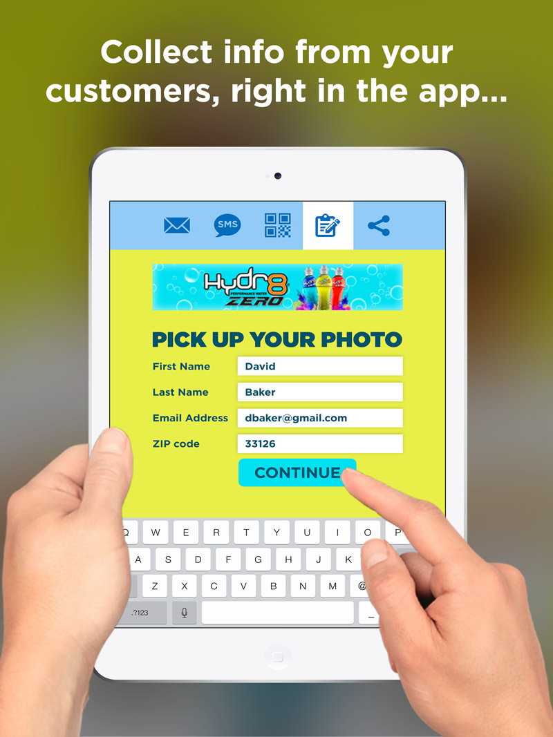 Collect consumer data in a variety of ways